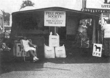 The Fell Pony Society stand at the Royal. 1987. [ select to view a larger image ]