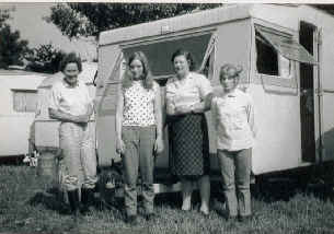 Peggy Crossland, Isobel Laing, Molly Laing and Barbara Bell.