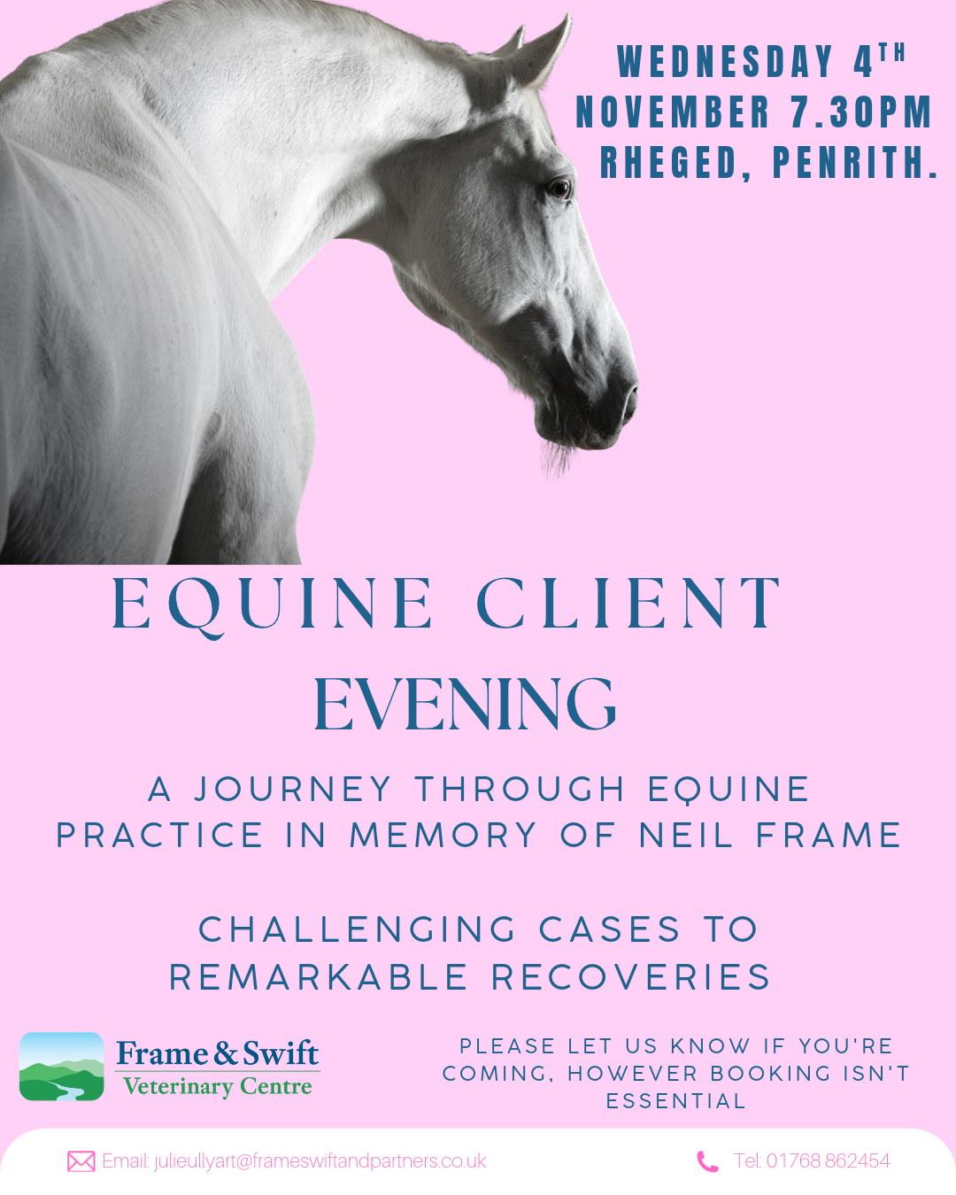Vet event poster